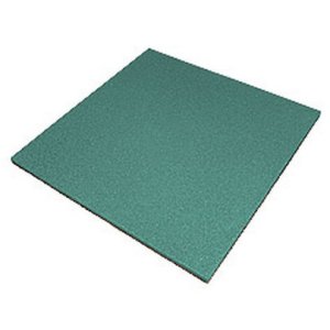 Резиновая плитка 500х500х40мм Зеленая