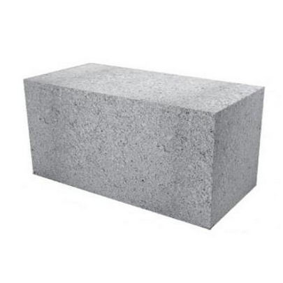 Блок бетонный фундаментный 390х190х188мм , 27кг
